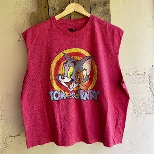 TOM AND JERRY T-SHIRT SZ L